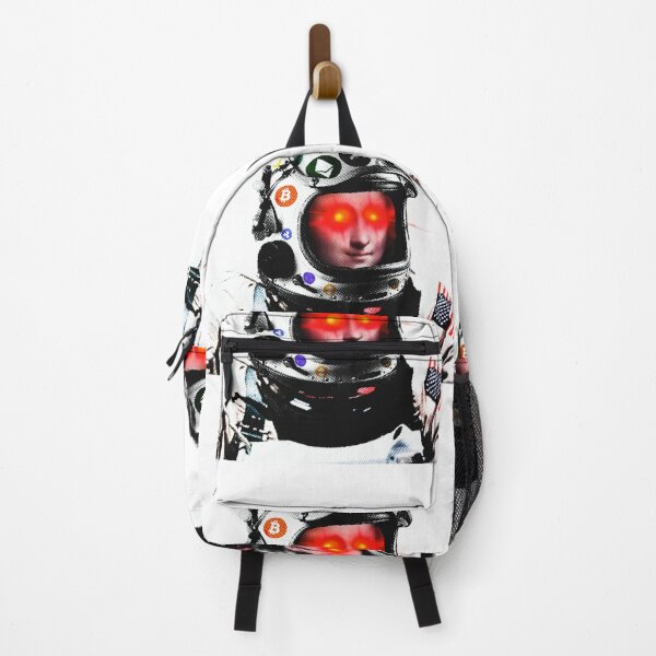 Item preview, Crypto Astronaut Moon-a Lisa | Laser Eyes designed and sold by spinolator.