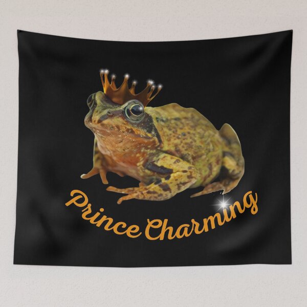 Item preview, Prince Charming Frog with His Crown designed and sold by Edenglow Prints & Peculiars.