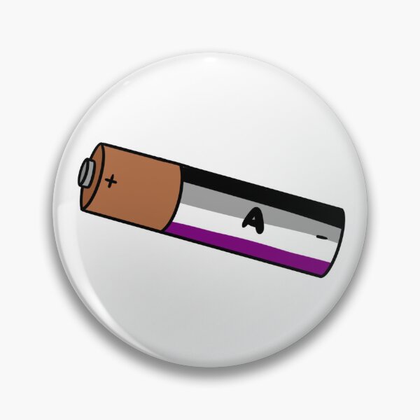 Item preview, Pride A Battery Asexual designed and sold by Emmys Prints.