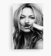Kate Moss - Life is a joke fashion print Canvas Print