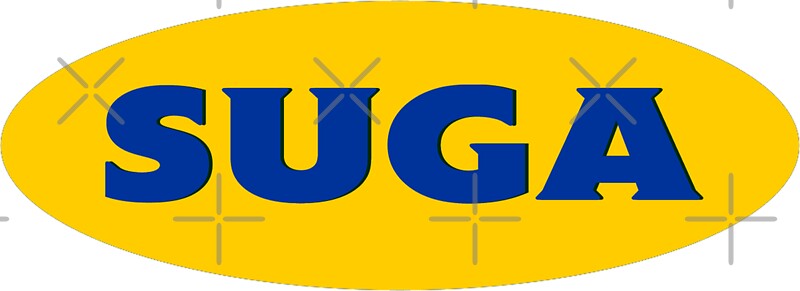 "BTS 방탄소년단 SUGA IKEA LOGO INSPIRED" Stickers by graysonly ...