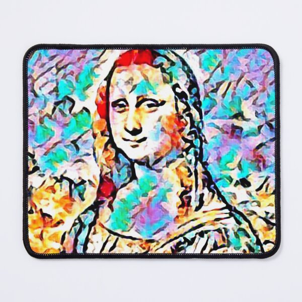 Item preview, "Mona Lisa (62)" Da Vinci's famous painting reimagined. designed and sold by thalasson.