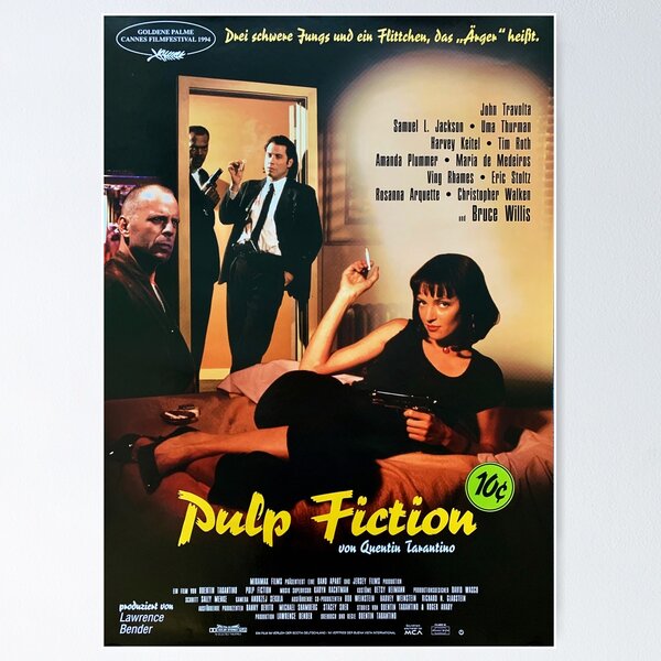PULP FICTION - 18 X 24 Limited Edition Screenprinted Movie Poster