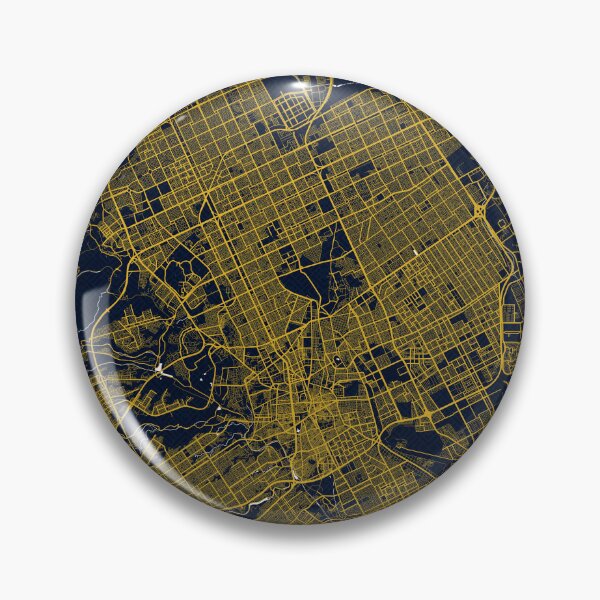 Item preview, Riyadh City Map of Saudi Arabia - Gold Art Deco designed and sold by deMAP.