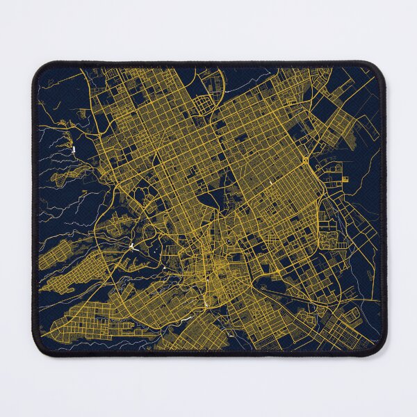 Item preview, Riyadh City Map of Saudi Arabia - Gold Art Deco designed and sold by deMAP.