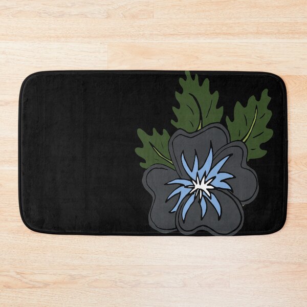 Item preview, Single wild grey and blue pansy flower illustration  designed and sold by AngelDawnDesign.