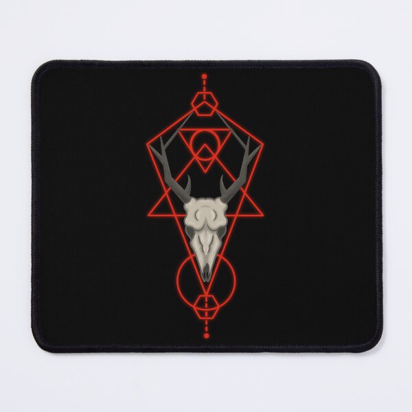 Item preview, Geometric Deer Skull designed and sold by DoodleDogDoodle.