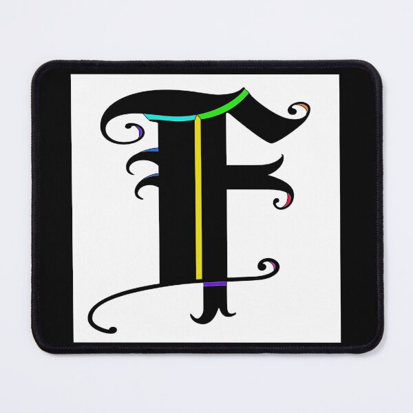 Item preview, Colorized letter F Initial  designed and sold by RemieJames.