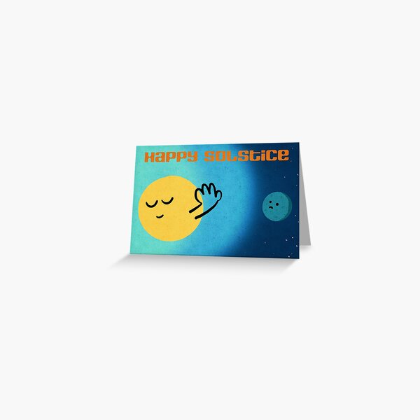 Happy Solstice Greeting Card