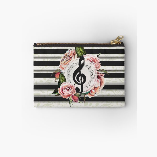 Item preview, Treble Clef with Watercolor Roses designed and sold by k9printart.