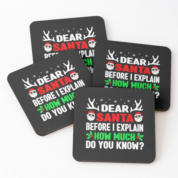 Item preview, Funny Christmas Shirts Kids Adults Dear Santa I Can Explain T-Shirt designed and sold by Bobby-Bancel.
