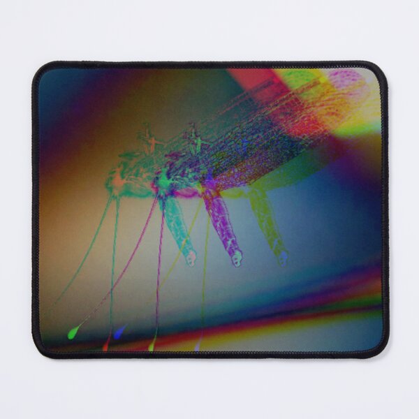 Item preview, color distorted dragonfly designed and sold by AspieConjures.