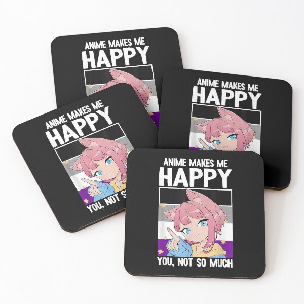 Item preview, Anime makes me happy you not so much lgbt q asexual  designed and sold by MollieCooper98.