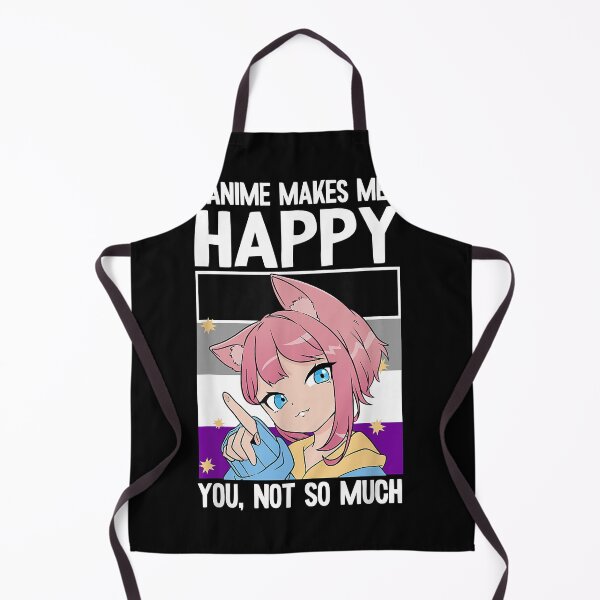 Item preview, Anime makes me happy you not so much lgbt q asexual designed and sold by MollieCooper98.