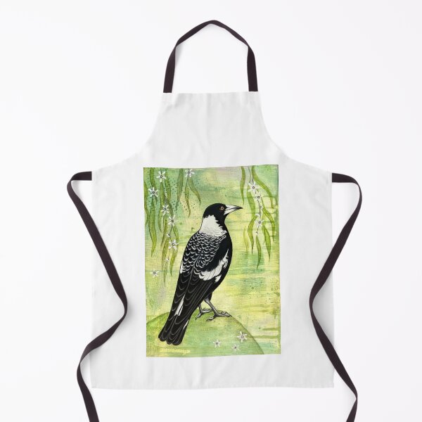 Item preview, Lady Magpie in Green designed and sold by Esti Nagy.