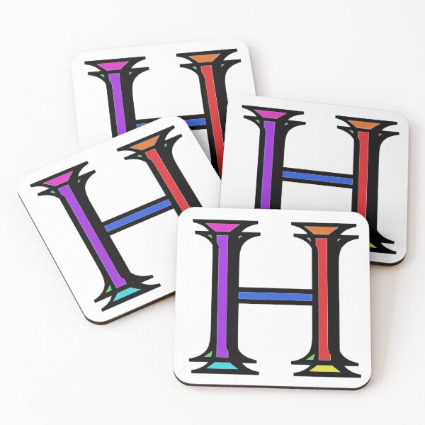 Item preview, Colorized letter H Initial  designed and sold by RemieJames.