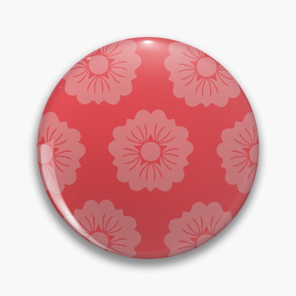 Item preview, Bright Folk Floral in Pink Red designed and sold by Stacy Mitchell.