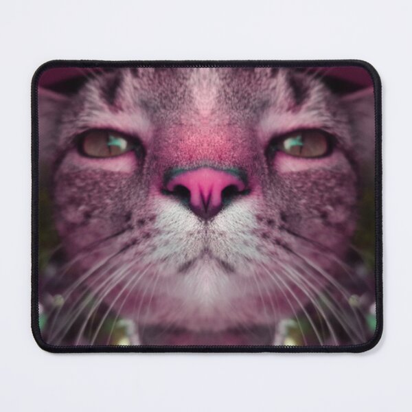 Item preview, alien cat in neon pink designed and sold by AspieConjures.