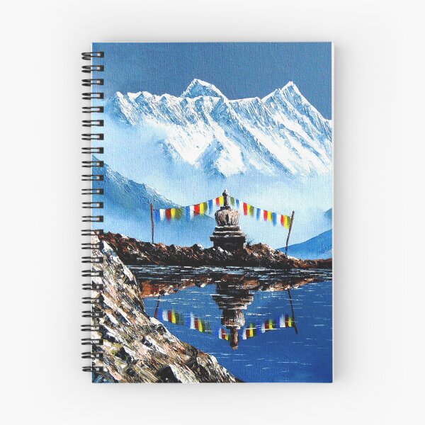 Item preview, Vista panorámica de la montaña de Annapurna Nepal designed and sold by Whimsy Art.
