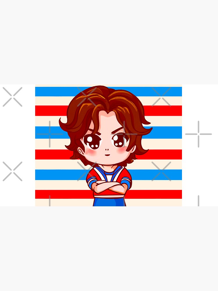 Thumbnail 7 of 7, Cap, Stranger Things Steve designed and sold by timegraf.