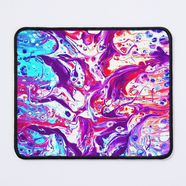 Item preview, Abstract Bean Stalk in Purple Blues Red designed and sold by Karen Simon.