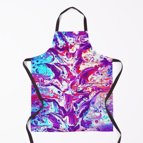 Item preview, Abstract Bean Stalk in Purple Blues Red designed and sold by Karen Simon.