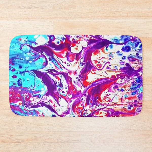 Item preview, Abstract Bean Stalk in Purple Blues Red designed and sold by Karen Simon.