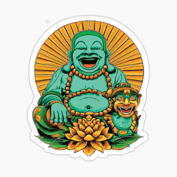 Original acrylic painting - Laughing Buddha : Welcoming great wealth &  happiness | eBay