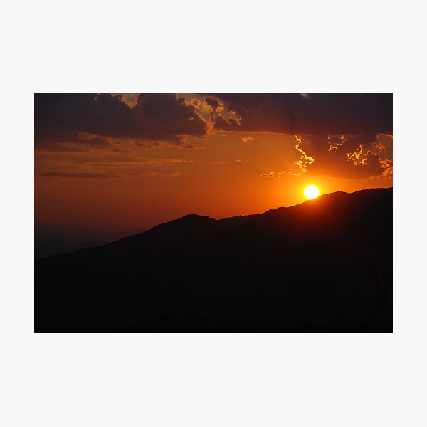 Sunset on Mt. Lemmon Photographic Print