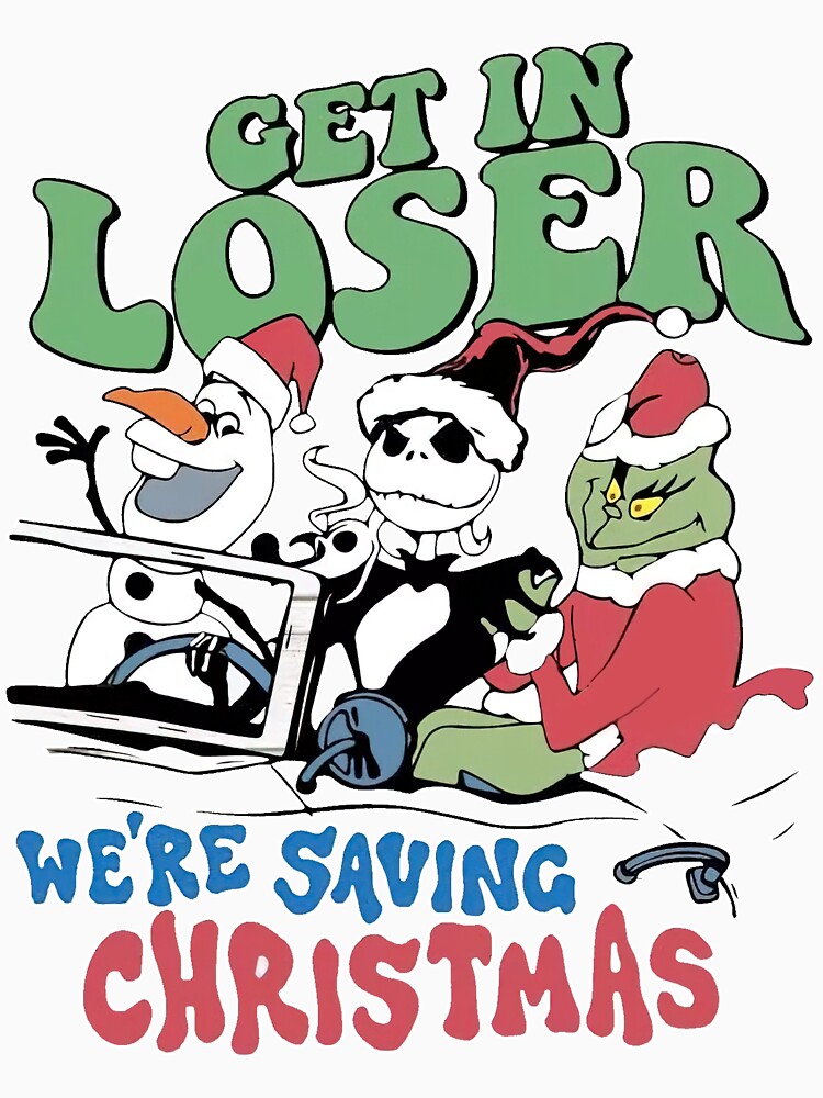 Get In Loser We're Saving Christmas Grinch Mug