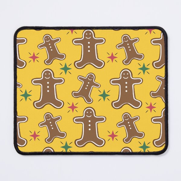 Item preview, Gingerbread Men on Yellow designed and sold by Stacy Mitchell.