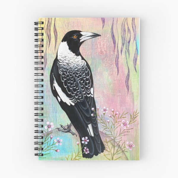 Item preview, Lady Magpie in Pink  designed and sold by Esti Nagy.