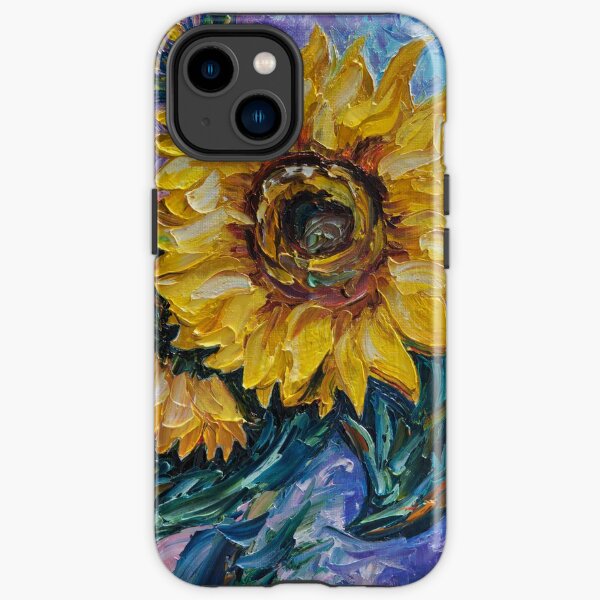 That Sunflower From The Sunflower State Palette Knife Technique iPhone Tough Case