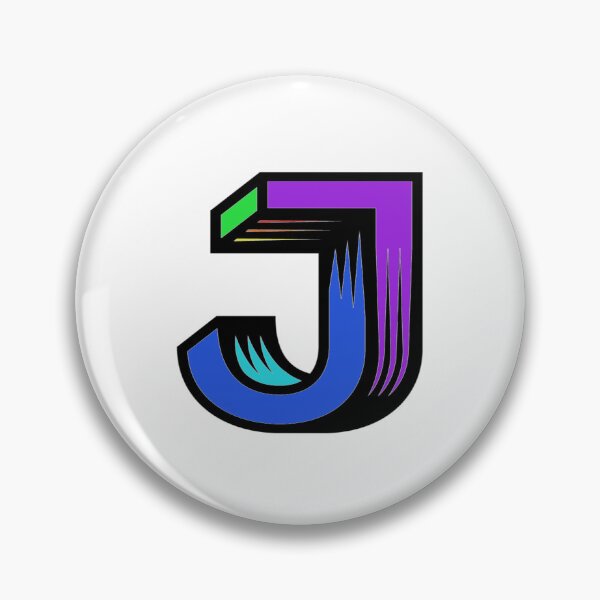 Item preview, Colorized letter J Initial  designed and sold by RemieJames.