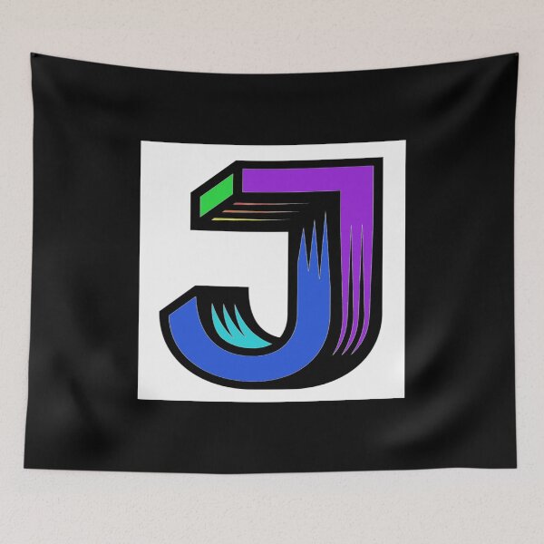 Item preview, Colorized letter J Initial  designed and sold by RemieJames.
