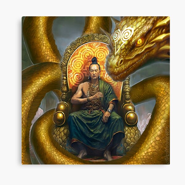 Item preview, Hmong Buddha Dragon Tamer designed and sold by SirSkeletonKey.