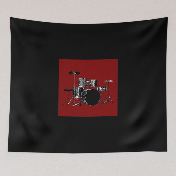 Item preview, Drum Set 3 Throw Pillow designed and sold by ragbarcensag.