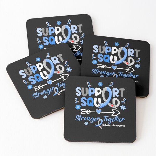 Item preview, Groovy support squad blue ribbon diabetes awareness designed and sold by MollieCooper98.