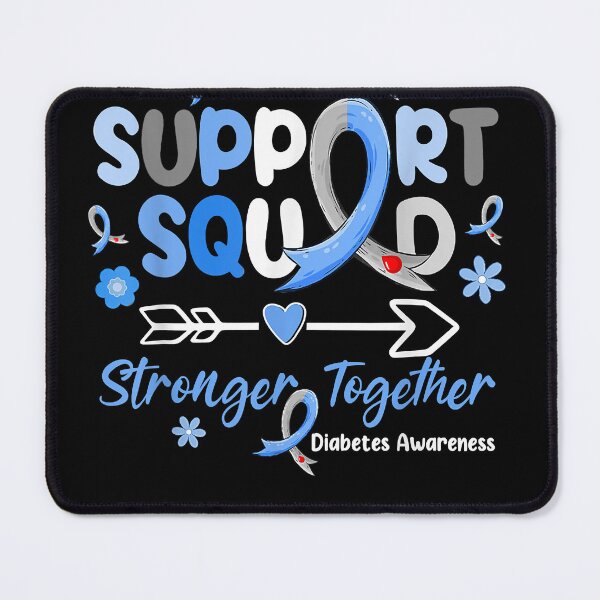 Item preview, Groovy support squad blue ribbon diabetes awareness designed and sold by MollieCooper98.