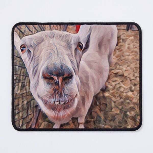 Item preview, smiling goat designed and sold by AspieConjures.