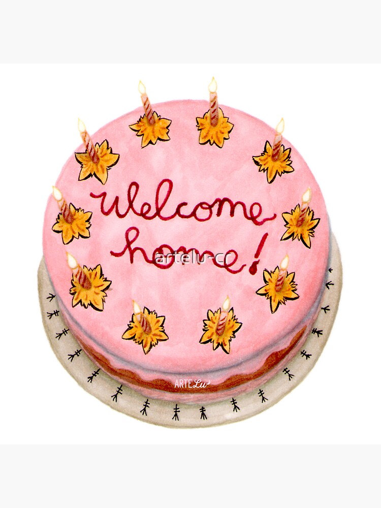 Sweet N Luscious cakes - Welcome home celebration Cake : chocolate  Decorations: buttercream and fresh flowers Topper: Bellax Designs | Facebook
