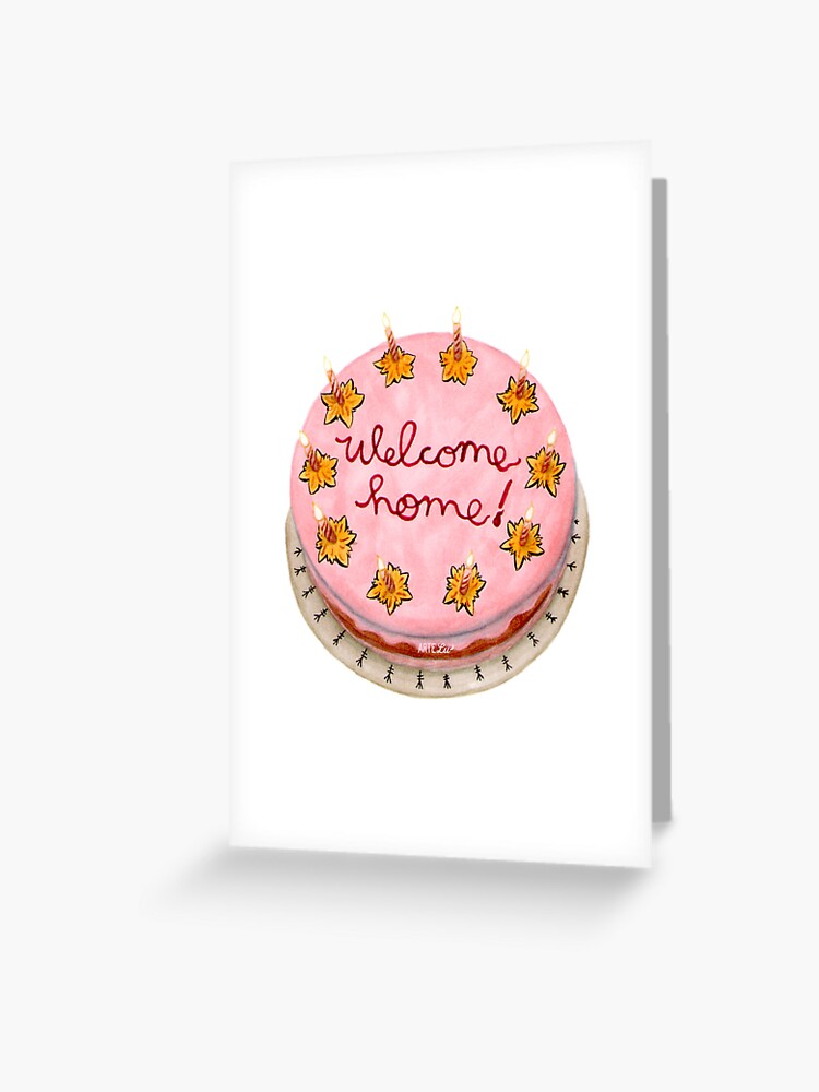 Welcome Home! cake (Coraline) Greeting Card for Sale by artelu-cr