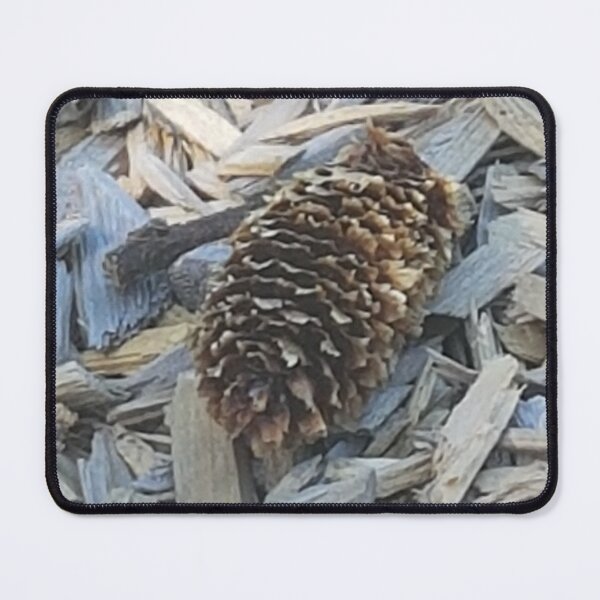 Item preview, City Nature: Pinecone with Woodchip Background designed and sold by TaraTs.