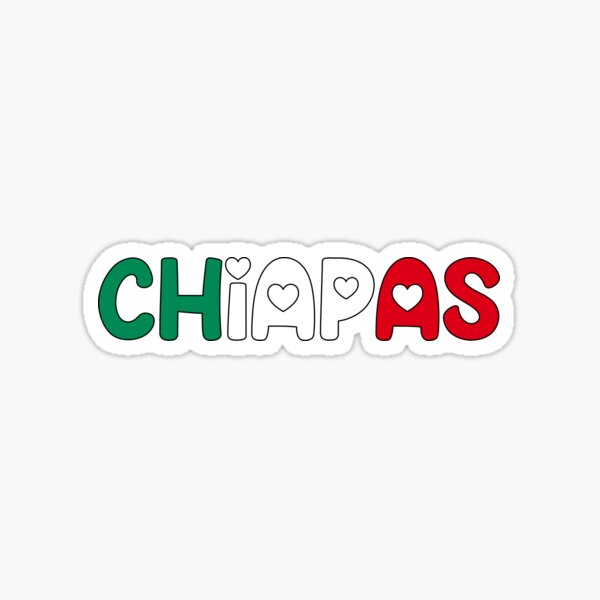 Combo 3Pcs Chiapas Sticker Chiapas Mexico Stickers Chiapas Travel Retro  Wordart