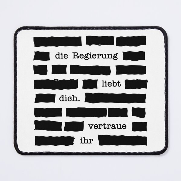Item preview, Trust your government - censorship designed and sold by OVMEngemann.