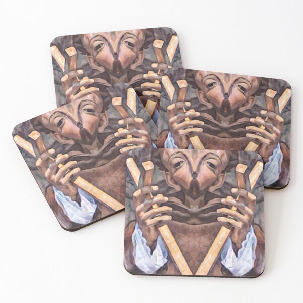 Item preview, father friar father friar holding crosses designed and sold by AspieConjures.