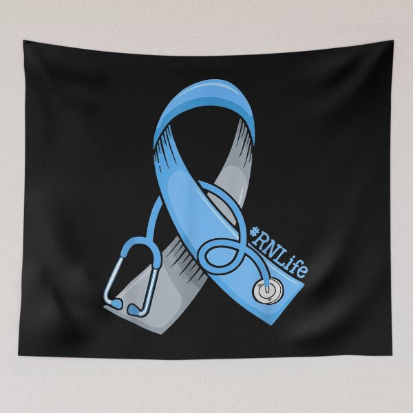 Item preview, Nurse diabetes awareness blue ribbon nursing rn life designed and sold by MollieCooper98.