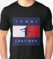Tommi Läntinen Huppari, T-Paita, (Musta, Valkoinen, Värit) (Replik) Slim Fit T-Shirt