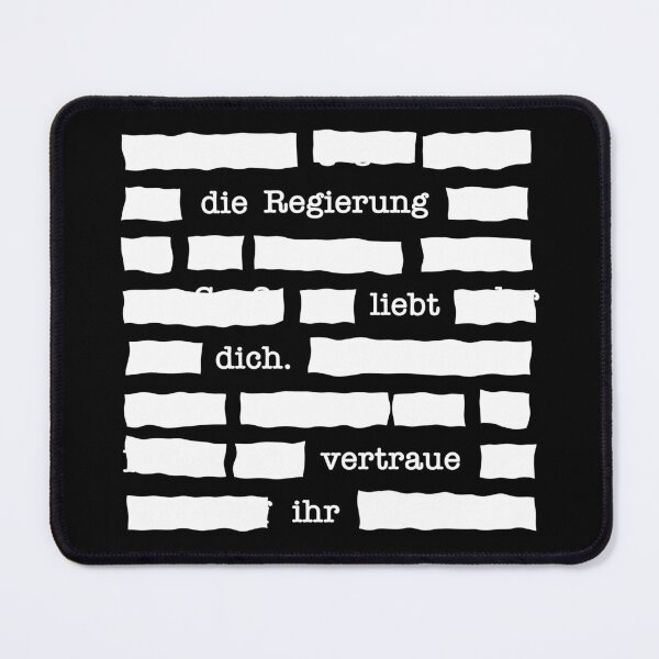 Item preview, Trust your government - censorship designed and sold by OVMEngemann.