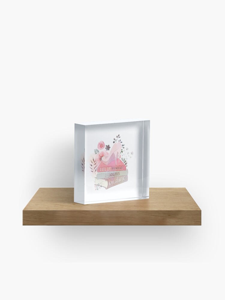 Thumbnail 1 of 5, Acrylic Block, A WELL-READ WOMAN designed and sold by catarinadesigns.